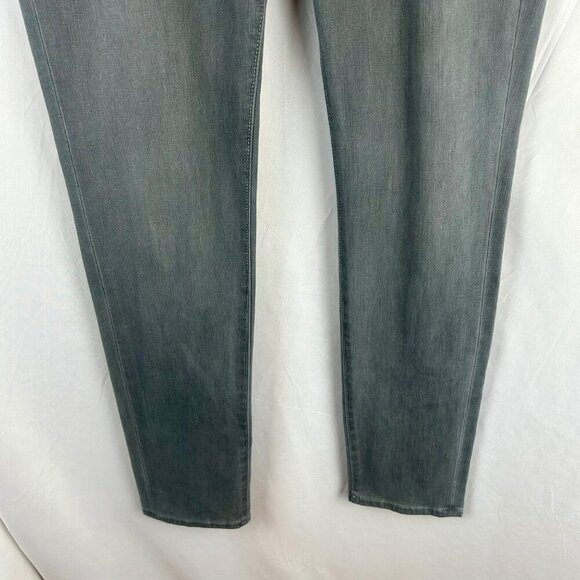 LOFT Modern Skinny Denim Jeans Women 29 / 8 Gray Mid Rise Stretch Classic Boho - Picture 3 of 8